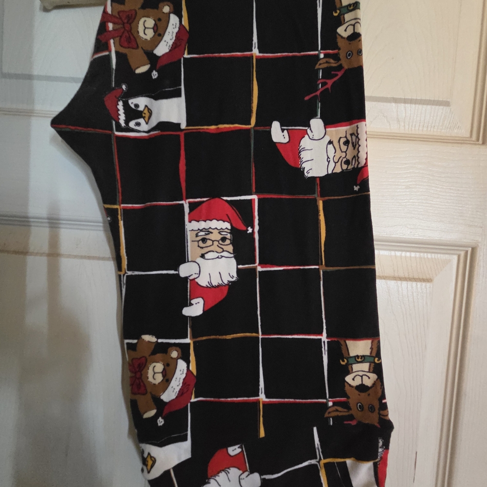 LuLaRoe Black Holiday Pajama Pants